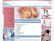 Tablet Screenshot of clinicadelseno.com